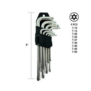 LLAVES TORX 16 CM 9 PCS  ACE-6011132B1