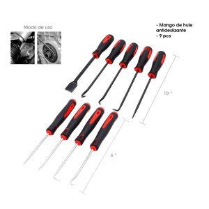 PINZAS Y GANCHOS P/MECANICA 9 PCS 4183-27