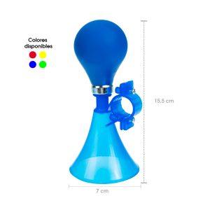 BOCINA P/BICICLETA DE AIRE 5 PLG COLORES 5734-6