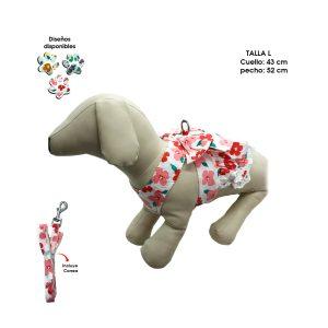 ARNES Y CORREA CON VESTIDO L P/MASCOTA PECTORALIS 70-1D