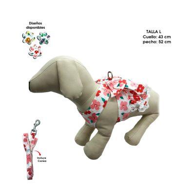ARNES Y CORREA CON VESTIDO L P/MASCOTA PECTORALIS 70-1D