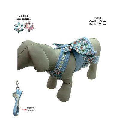 ARNES Y CORREA CON VESTIDO L P/MASCOTA PECTORALIS 70-2D