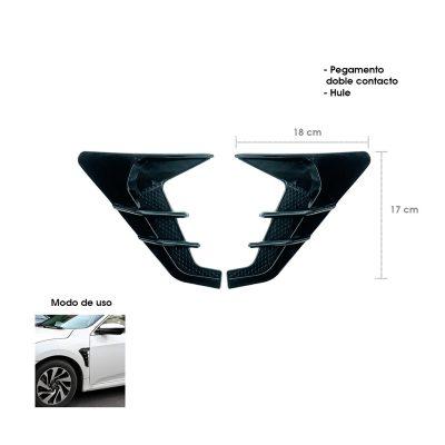 VENTANILLA DE AIRE NEGRA SJ-HD620A