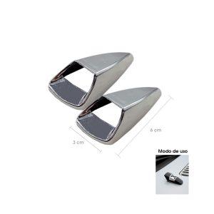 CAPUCHON PLASTICO CROMADO P/CHORRITO LIMPIABRISAS JM-074