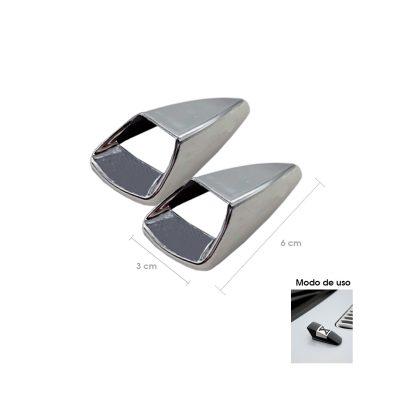 CAPUCHON PLASTICO CROMADO P/CHORRITO LIMPIABRISAS JM-074