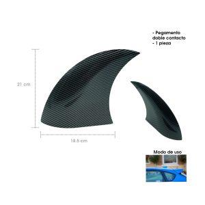 ALETA DE TIBURON DECORATIVA CARBON 21X18.5CM AC-3082