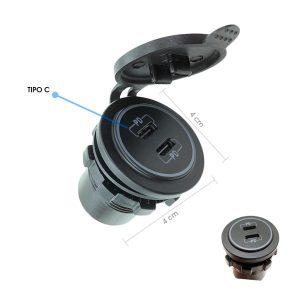 SOCKET ELECTRICO PD  C CARGA RAPIDA 8098-8