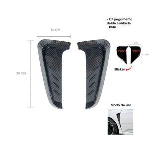 VENTANILLA  DE AIRE PARA CARRO BRANQUIAS CARBON HD-718