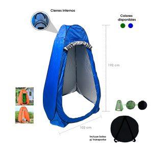 CARPA P/BA?O/VESTIDOR 1.20X1.20X1.90MT 0570-5