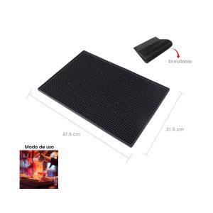 ALFOMBRA DE HULE P/BAR 47X31CM 6911-8