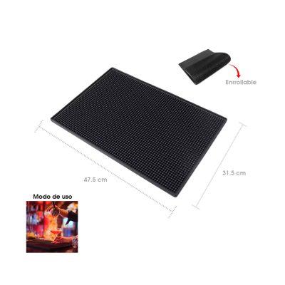 ALFOMBRA DE HULE P/BAR 47X31CM 6911-8
