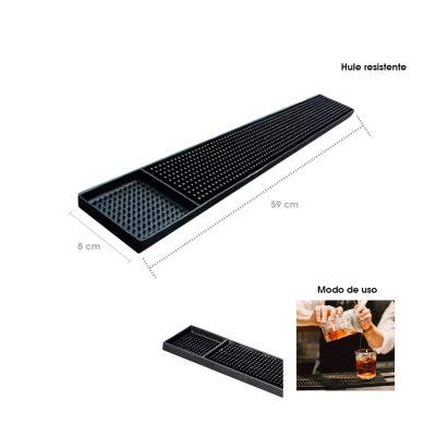ALFOMBRA DE HULE P/BAR 59X8CM 6911-9