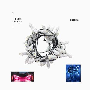 LUZ LED BLANCA 50 LED 3 MTS 12V CD-182184A