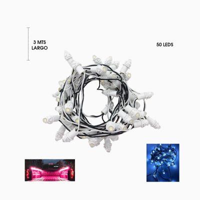 LUZ LED BLANCA 50 LED 3 MTS 12V CD-182184A