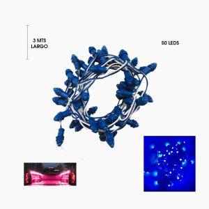 LUZ LED AZUL 50 LED 3 MTS 12V CD-182184B