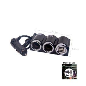 SOCKET ELECTRICO 2 SOCKET 2 USB CD-080413