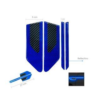PROTECTOR P/PUERTA REFLECTIVO AZUL4 PCS 15CM CD-261422