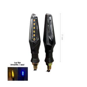 LAMPARA PIDEVIAS LED P/MOTO AZUL/AMBAR SY-MTCZSD0052A
