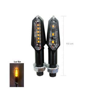LAMPARA PIDEVIAS LED P/MOTO AMBAR DOBLE LADO ZXD-01