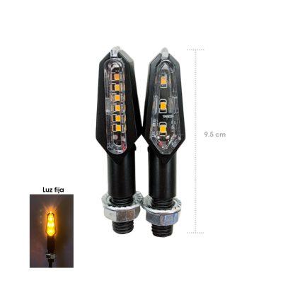 LAMPARA PIDEVIAS LED P/MOTO AMBAR DOBLE LADO ZXD-01