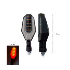 LAMPARA PIDEVIAS LED P/MOTO ROJO/AMBAR ZXD-03
