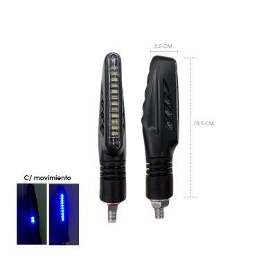 LAMPARA PIDEVIAS LED P/MOTO AZUL ZXD-04