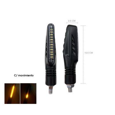 LAMPARA PIDEVIAS LED P/MOTO AMBAR ZXD-04