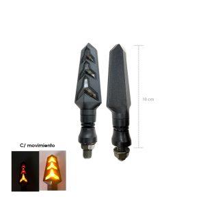 LAMPARA PIDEVIAS LED P/MOTO ROJO/AMBAR ZXD-09-S