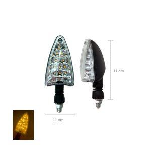 LAMPARA PIDEVIAS LED P/MOTO AMBAR ZXD-49
