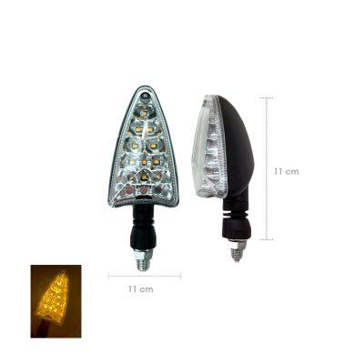 LAMPARA PIDEVIAS LED P/MOTO AMBAR ZXD-49