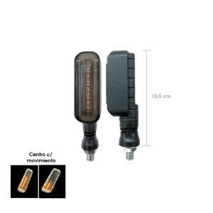 LAMPARA PIDEVIAS LED P/MOTO BLANCO/AMBAR ZXD-93