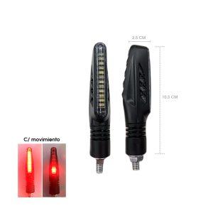 LAMPARA PIDEVIAS LED P/MOTO ROJO ZXD-111