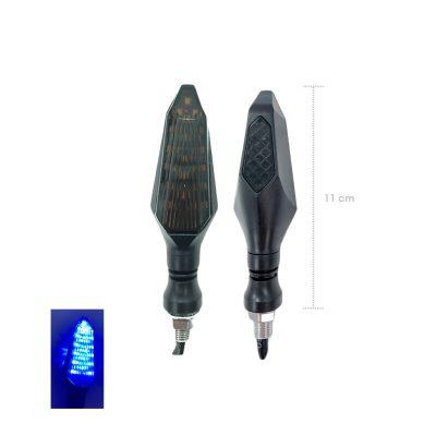 LAMPARA PIDEVIAS LED P/MOTO AZUL  ZXD-97