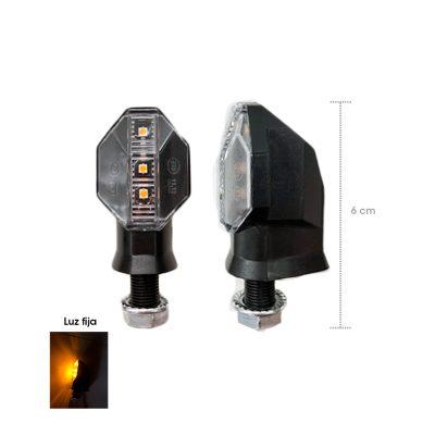 LAMPARA PIDEVIAS LED P/MOTO AMBAR ZXD-137