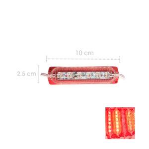 MODULO 6 LED ROJO FLASH 8098-13A