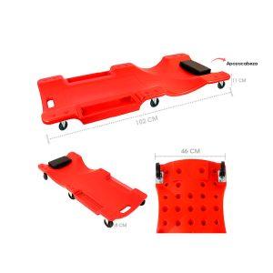 CARRITO P/MECANICO 308LBS 101.6X47.5CM POLITELENO
