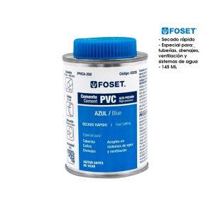 PEGAMENTO P/PVC CEMENTO AZUL 145 ML FOSET