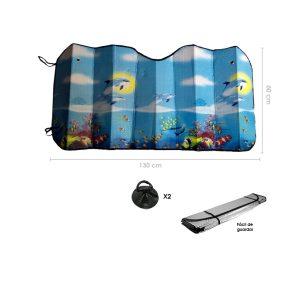 TAPASOL CIELO OCEANO PECES Y CORALES 130X60CM CL2012