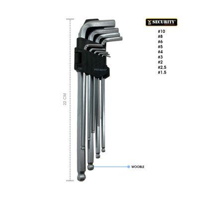 LLAVES ALLEN WOOBLE SECURITY 22CM 9A145-BH003