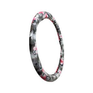 FORRO P/TIMON NEGRO FLORES PVC F-4221-NRLR