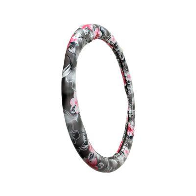 FORRO P/TIMON NEGRO FLORES PVC F-4221-NRLR