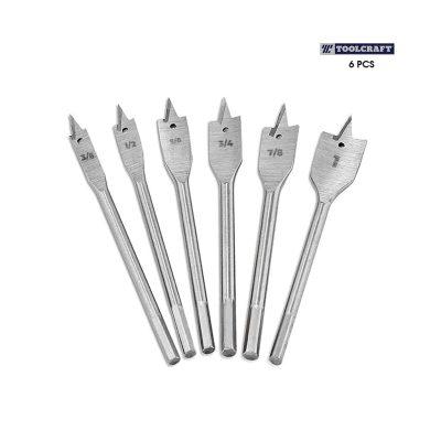 BROCAS P/MADERA 6 PCS TIPO ESPADA PALETA TOOLCRAFT