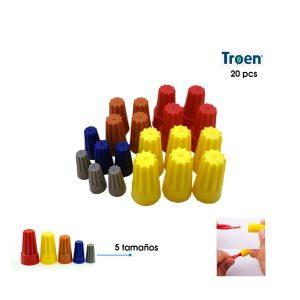 CONECTORES C/ROSCA P/CABLE SURTIDOS 20 PC