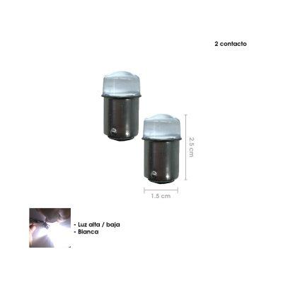 BOMBILLO 9 LED 2 PCS 1157 DOS PUNTOS WHITE18L