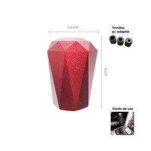PERILLA P/PALANCA DE CAMBIOS ROJA SY-PDT0720B