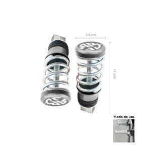 TACO DE BICICLETA SILVER TIPO RESORTE SY-MTCPJ0077
