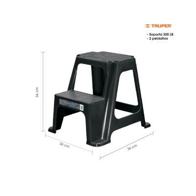 BANCO PLASTICO DOS ESCALONES 136KG/300LBS TRUPER
