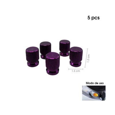 TAPONES P/VALVULA PURPURA 5 PCS F069-1 (KX775-17)