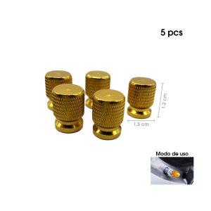 TAPONES P/VALVULA DORADO 5 PCS F069-1 (KX775-18)