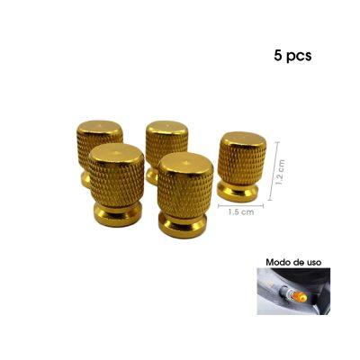 TAPONES P/VALVULA DORADO 5 PCS F069-1 (KX775-18)